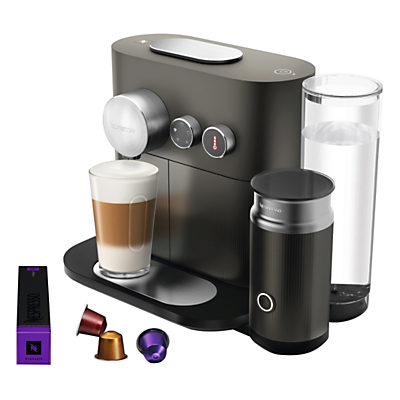 Nespresso Expert M500 Coffee Machine with Aeroccino by Magimix, Grey Nespresso Expert M500 Coffee Machine with Aeroccino by Magimix, Grey